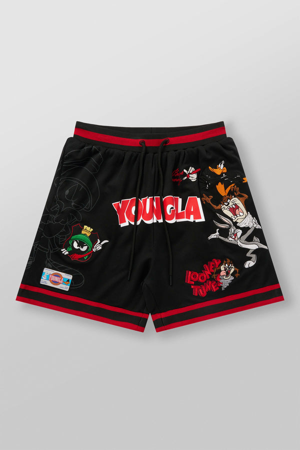 Looney Tunes Embroidered Patch Shorts - View 1