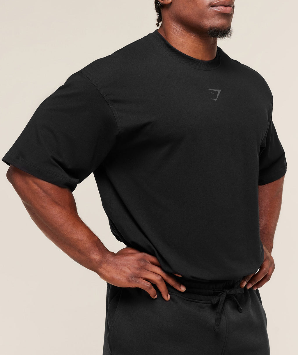 Power T-Shirt Logo Negro - View 4