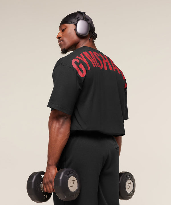 Power T-Shirt Logo Rojo - View 1